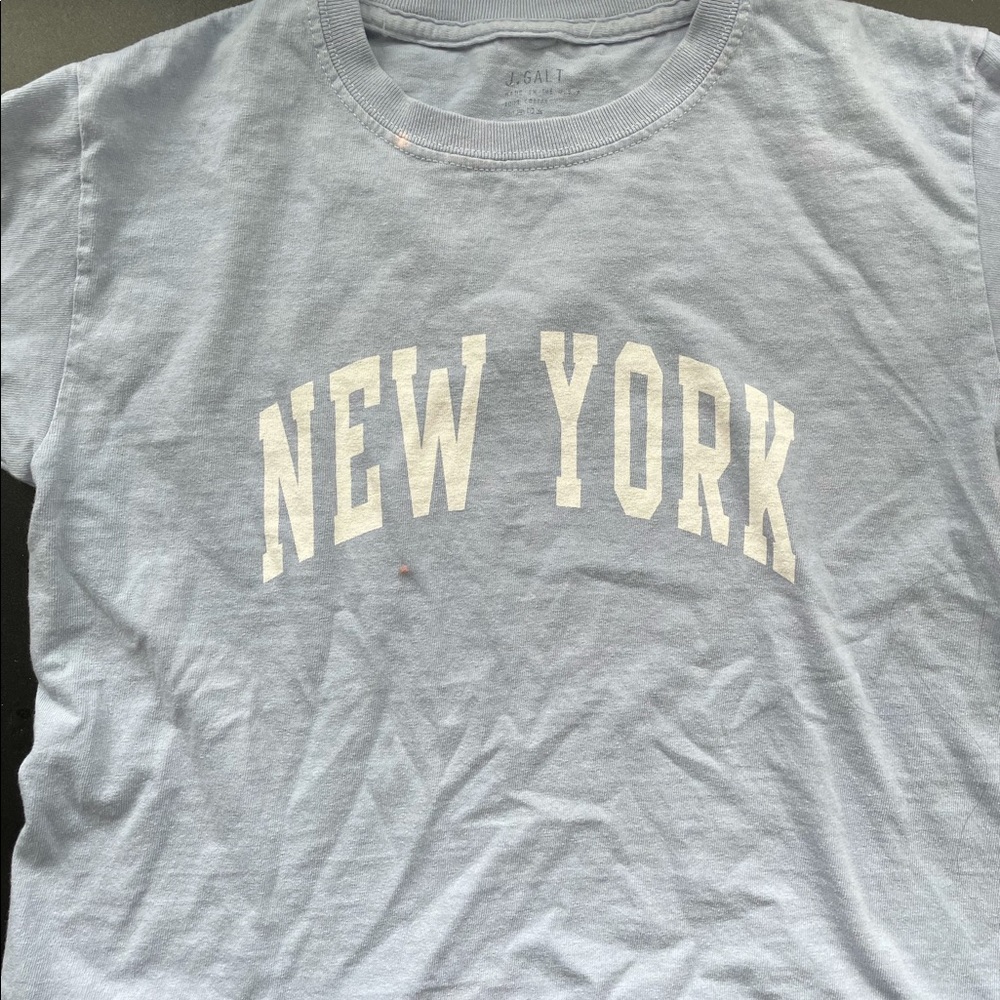 New York cropped tshirt